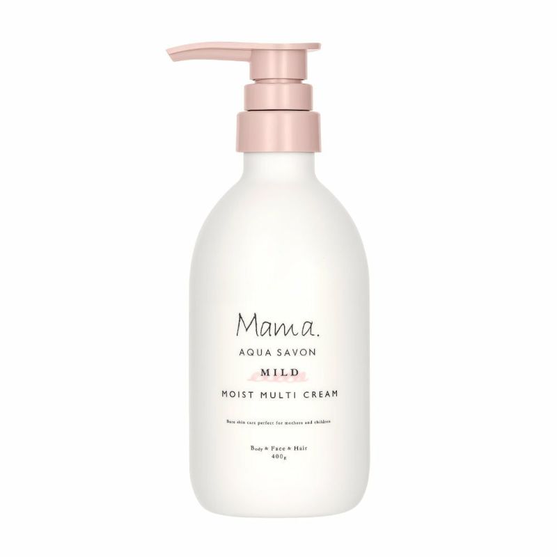 ママ アクア シャボン　モイストマルチクリーム　マイルド（22a）　フラワーアロマの香り　400g