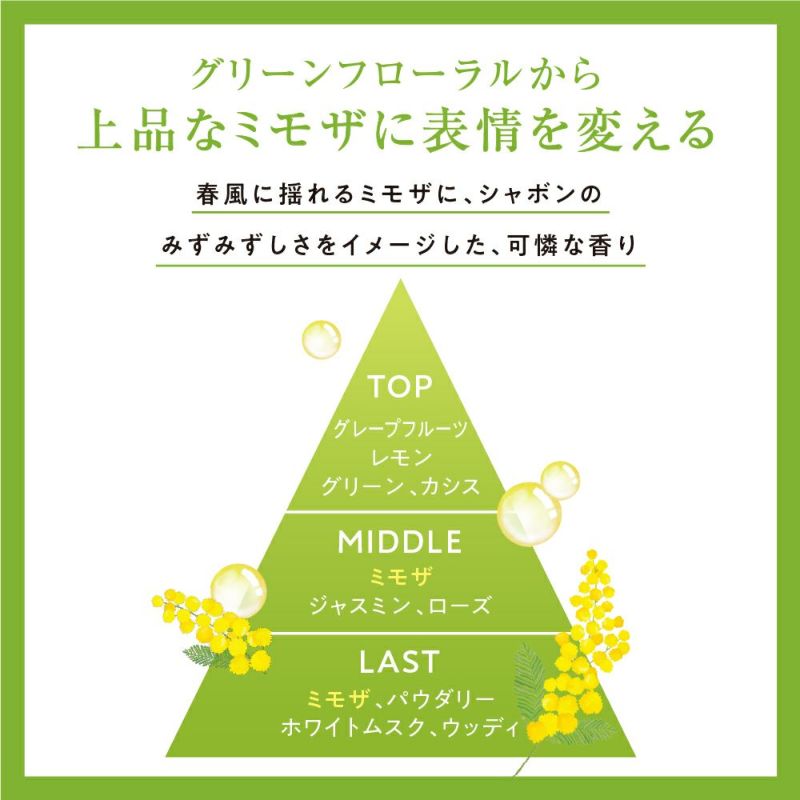アクア シャボン ミモザの香り オードトワレ 80mL | AQUA SAVON